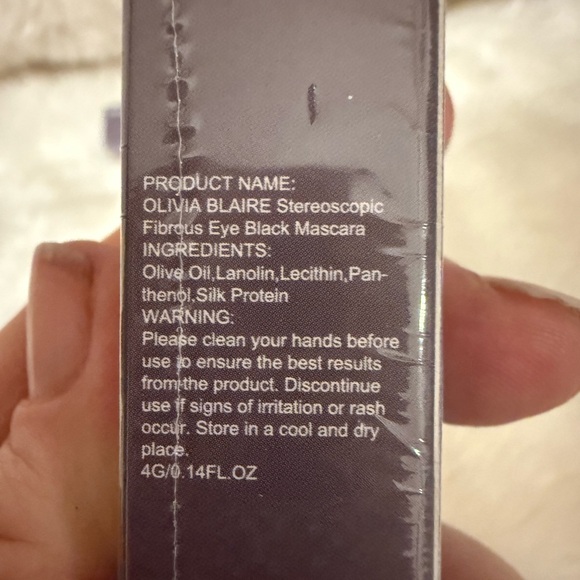 2NWT OLIVIA BLAIRE Stereoscopic Fibrous Eye Black - Picture 3 of 3